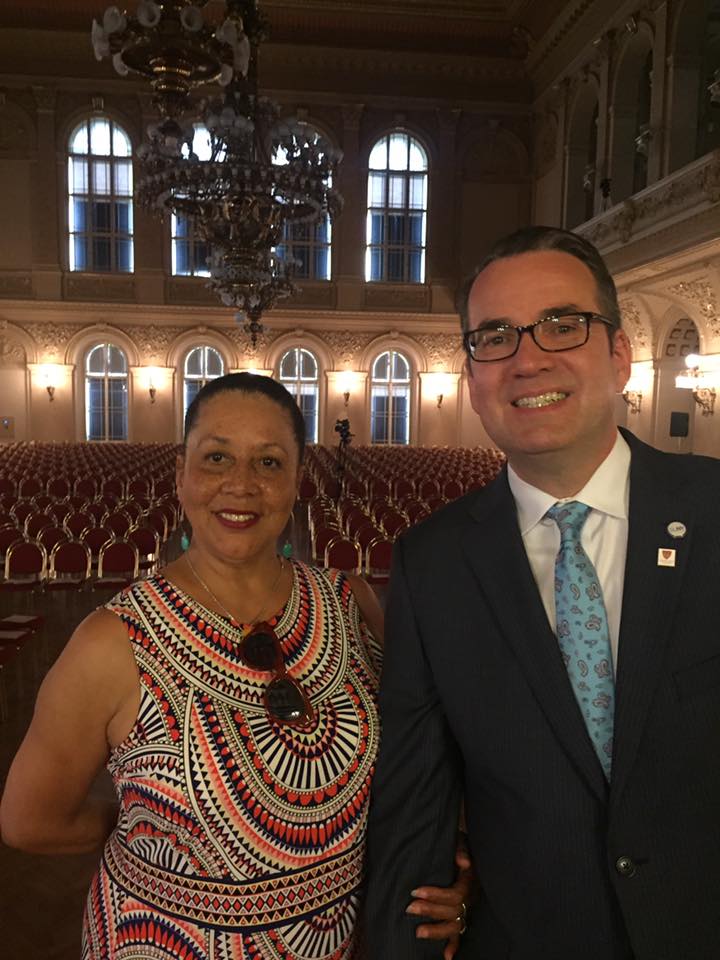 Dr. Sheila Aird and Dr. Tom Mackey in Prague, Czech Republic